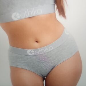 Ethika Light Gray Women's Hipster Size XL